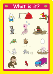 Nouns: 'What Is It?' Wall Poster